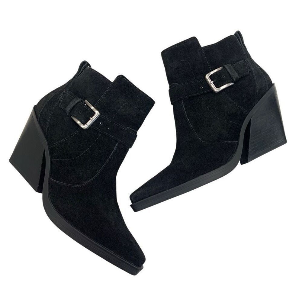 ANTONIO MELANI Suede Cowgirl Boots